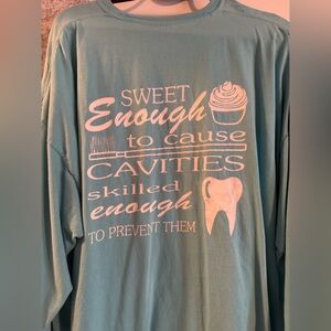 Comfort colors shirt -Dental Hygienist